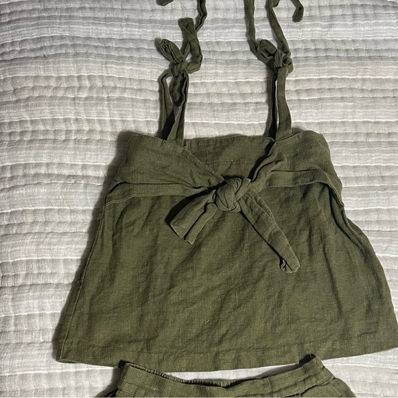 Moon River Anthropologie Linen Set - Picture 3 of 4